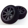 Tyres 1/10 KYO Front 26mm Carbon 30 Sh (1 Pair)