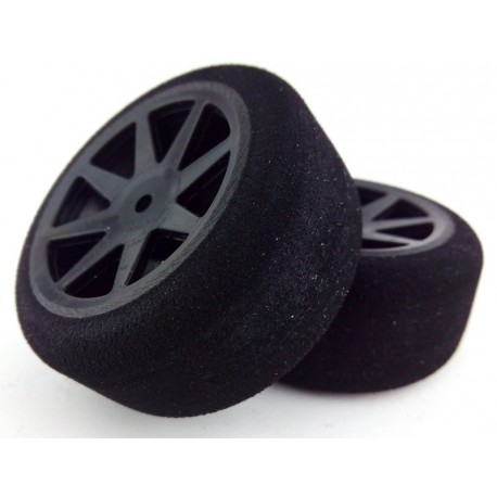Tyres 1/10 KYO Rear 30mm Carbon 30 Sh (1 Pair)