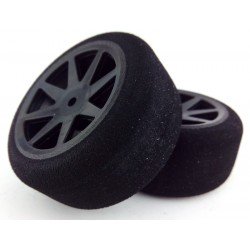 Tyres 1/10 KYO Rear 30mm Carbon 37 Sh (1 Pair)