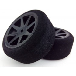 Tyres 1/10 KYO Rear 30mm Carbon 40 Sh (1 Pair)