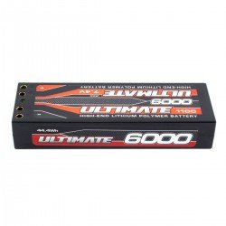 Battery Lipo Stick 7.4V. 6000 Mah 110C Double Connector 4 mm
