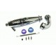 1/10 Touring Pipe Set in Chrome EFRA 2650 (1 set)