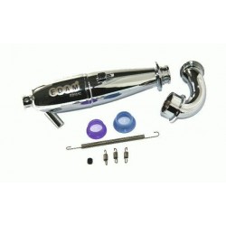 1/10 Touring Pipe Set in Chrome EFRA 2650 (1 set)