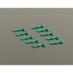 Small Body Clip 1/10 - Metallic Green (10)