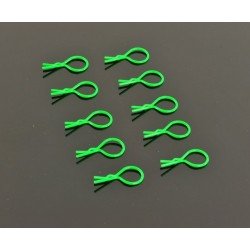 Big Body Clip 1/10 - Fluorescent Green (10)