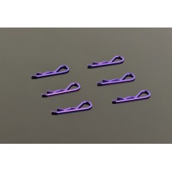 Body Clip 1/8 - Metallic Purple (6)
