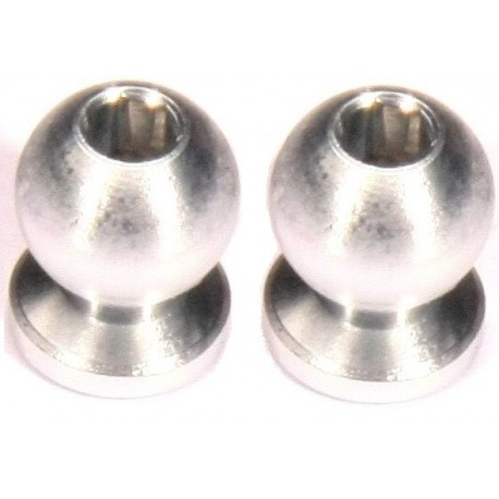 Bolas aluminio 7mm con exagono y rosca interior (4 pcs)
