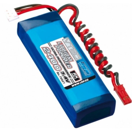 Lipo battery for receiver 2400MAh 7.4V RX (Pak 2/3A)