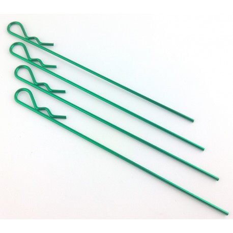 Clips body 1/8 extra wide - green - (4 Units)